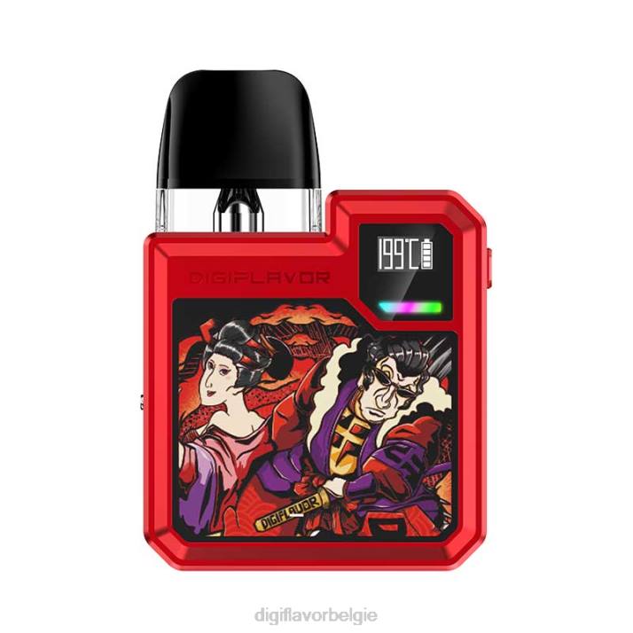 Digiflavor Vape Price - B6T250 Digiflavor Digi-Q pod-kit samoerai rood